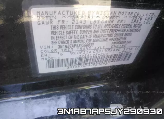 3N1AB7AP5JY290930 фото 10
