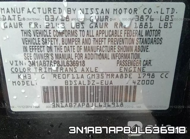 3N1AB7AP8JL636918 фото 10