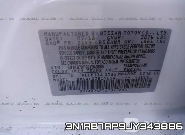3N1AB7AP9JY343886 фото 8