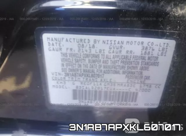 3N1AB7APXKL607017 фото 10