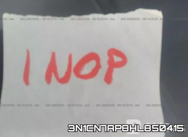 3N1CN7AP8HL850415 фото 8