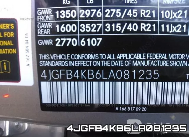 4JGFB4KB6LA081235 фото 10