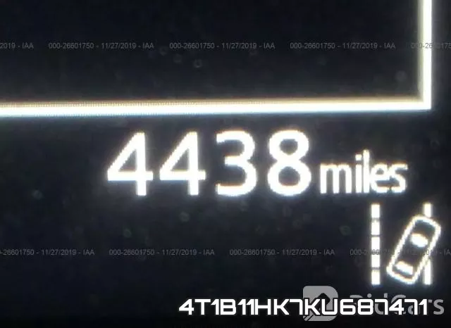 4T1B11HK7KU687471 фото 8