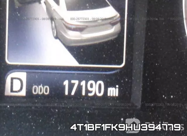 4T1BF1FK9HU394779 фото 7