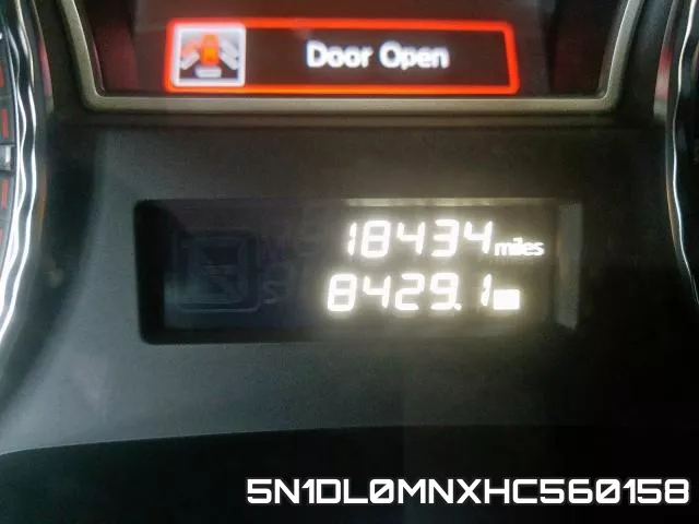 5N1DL0MNXHC560158 фото 9