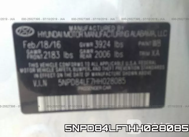 5NPD84LF7HH028085 фото 9