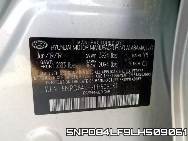 5NPD84LF9LH509061 фото 2