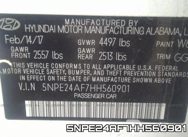 5NPE24AF7HH560901 фото 10
