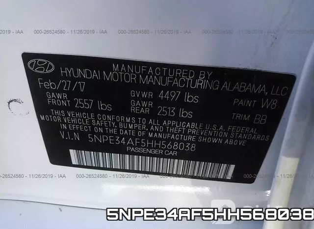 5NPE34AF5HH568038 фото 10