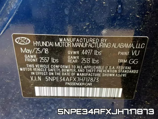 5NPE34AFXJH717873 фото 2