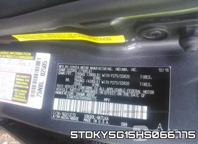 5TDKY5G15HS066775 фото 9