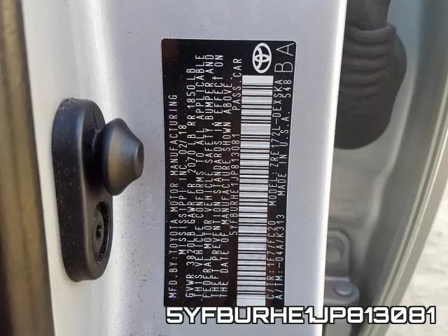 5YFBURHE1JP813081 фото 2