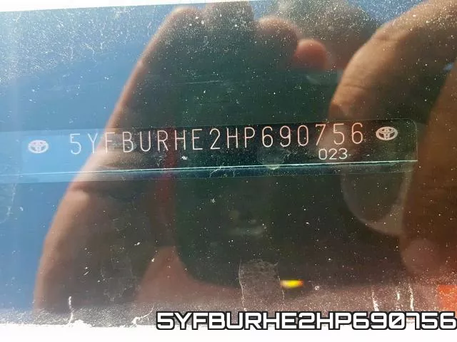 5YFBURHE2HP690756 фото 2