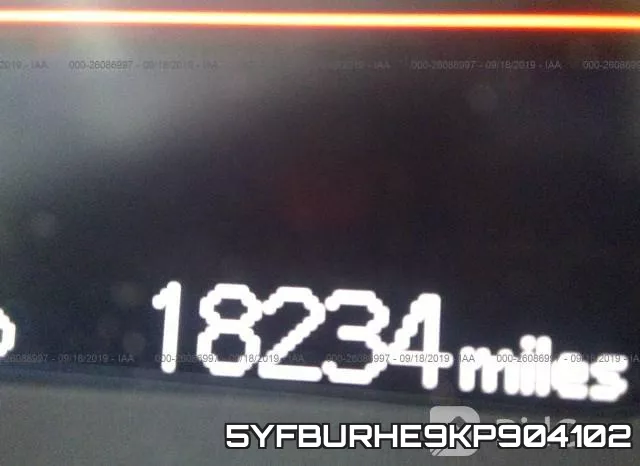 5YFBURHE9KP904102 фото 7