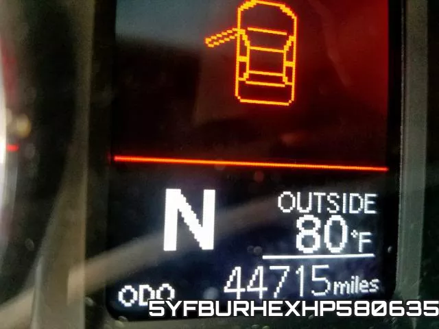 5YFBURHEXHP580635 фото 8