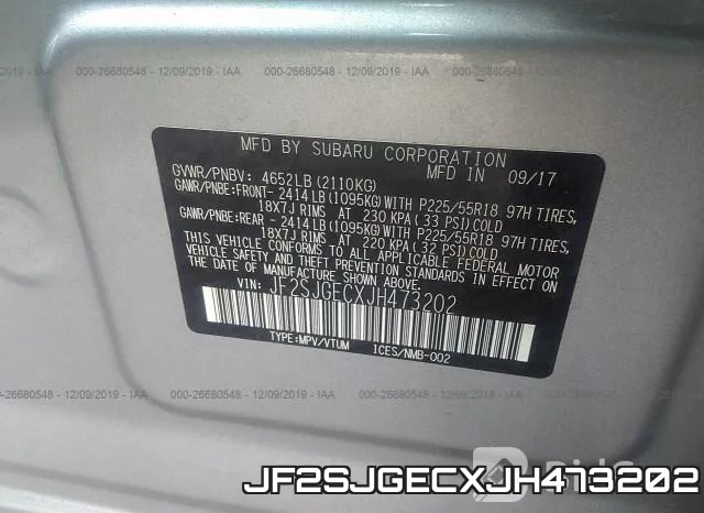 JF2SJGECXJH473202 фото 10