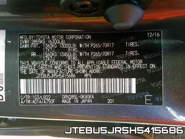 JTEBU5JR5H5415686 фото 2