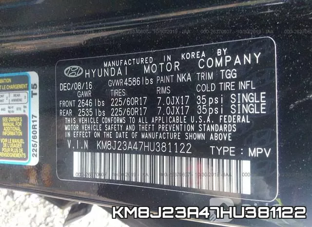 KM8J23A47HU381122 фото 9