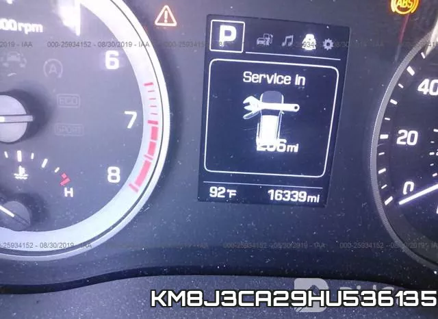 KM8J3CA29HU536135 фото 8