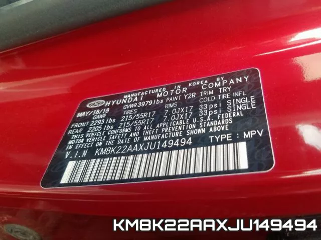 KM8K22AAXJU149494 фото 2