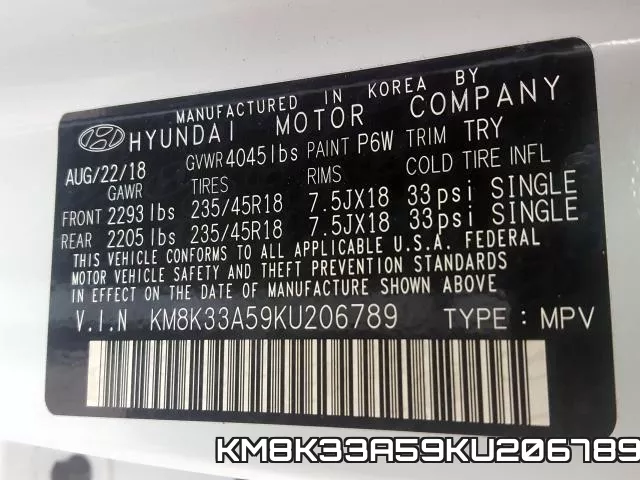KM8K33A59KU206789 фото 2
