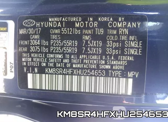 KM8SR4HFXHU254653 фото 10