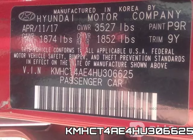 KMHCT4AE4HU306625 фото 10
