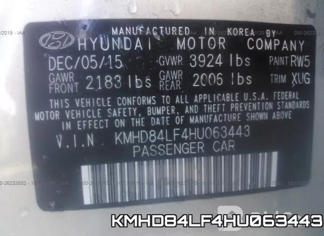 KMHD84LF4HU063443 фото 10