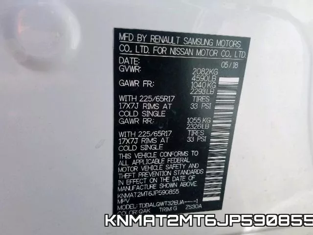 KNMAT2MT6JP590855 фото 2