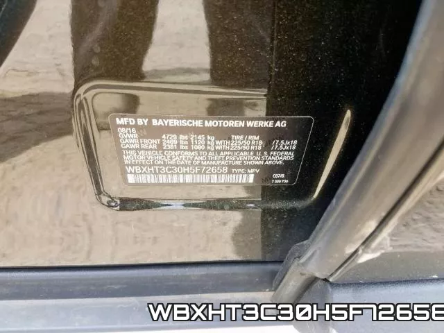 WBXHT3C30H5F72658 фото 2