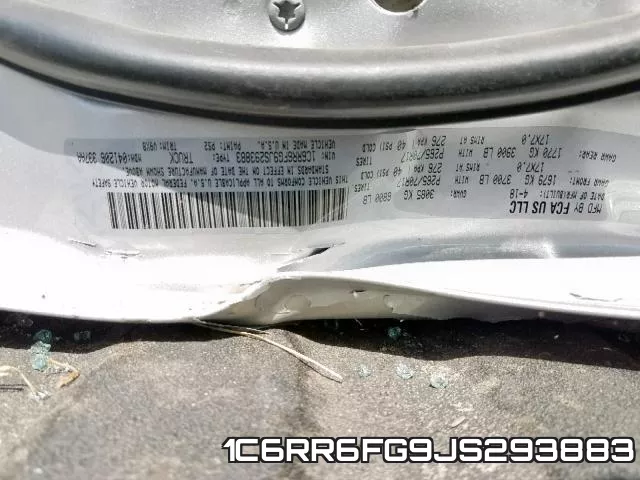 1C6RR6FG9JS293883 фото 2