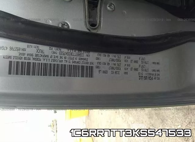 1C6RR7TT3KS547533 фото 10