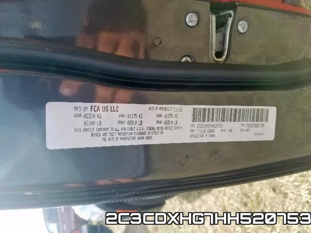 2C3CDXHG7HH520753 фото 2