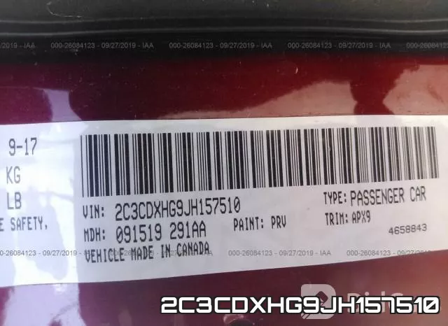 2C3CDXHG9JH157510 фото 10