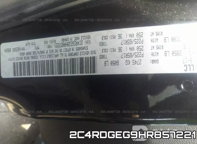 2C4RDGEG9HR857221 фото 9