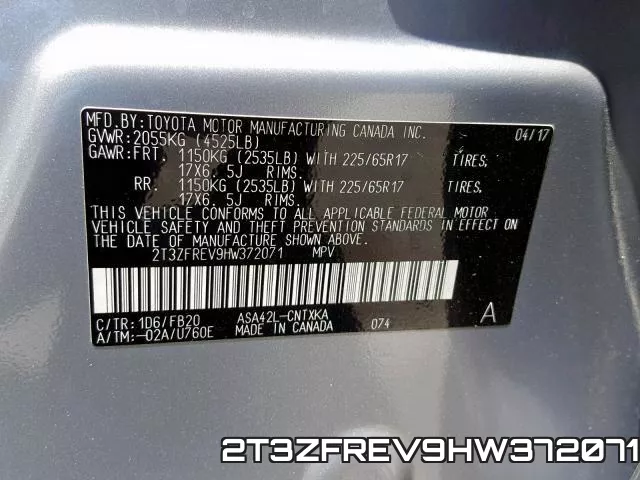 2T3ZFREV9HW372071 фото 2