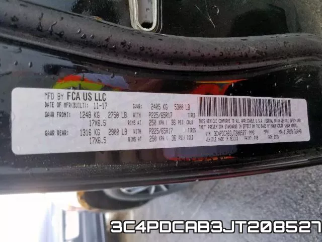 3C4PDCAB3JT208527 фото 2