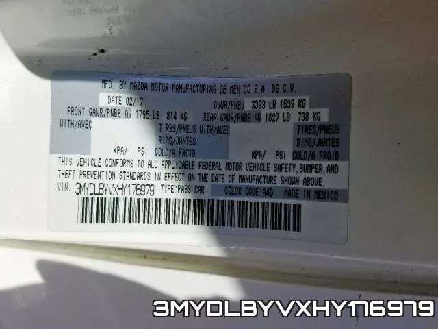 3MYDLBYVXHY176979 фото 2