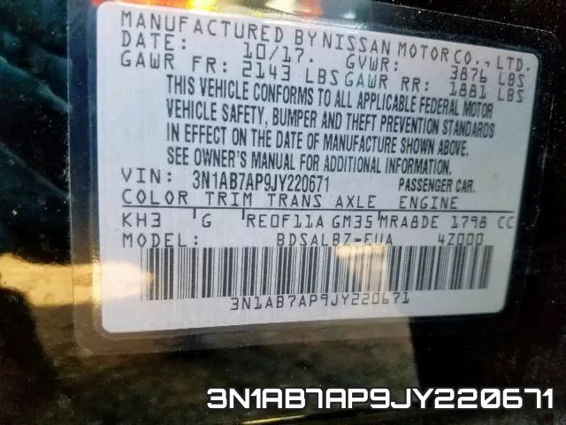 3N1AB7AP9JY220671 фото 2