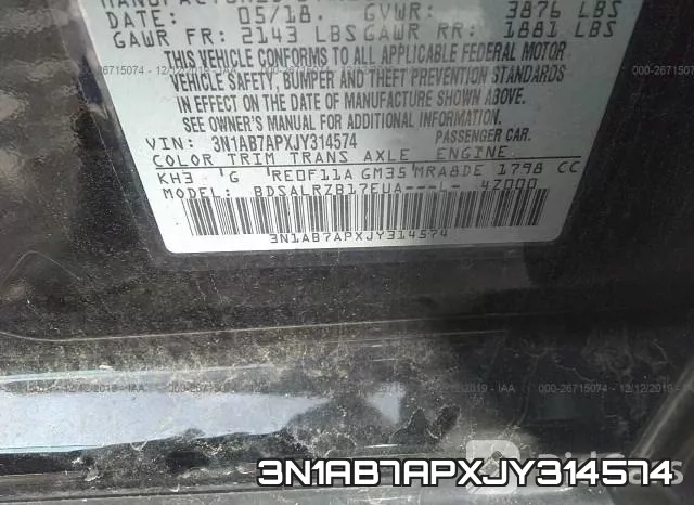 3N1AB7APXJY314574 фото 10