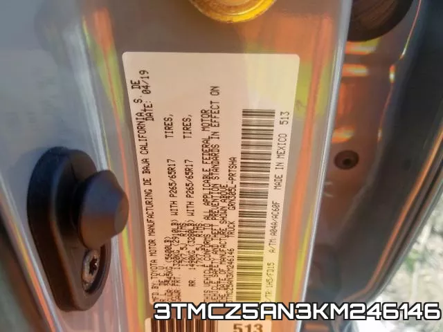 3TMCZ5AN3KM246146 фото 2