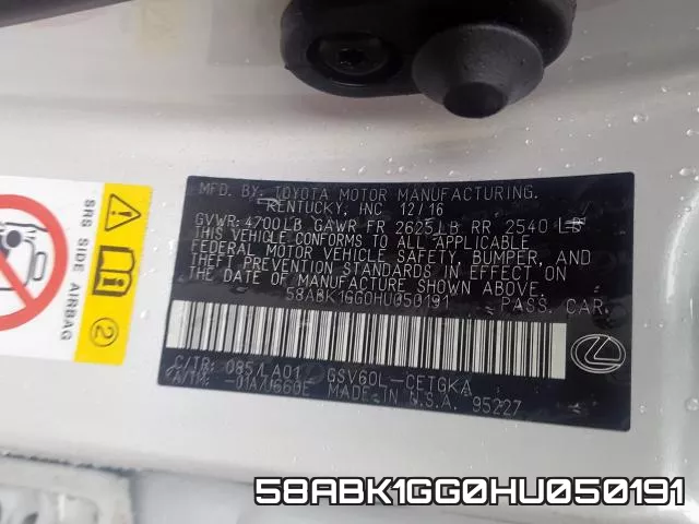 58ABK1GG0HU050191 фото 2