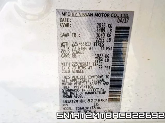 5N1AT2MT8HC822692 фото 2