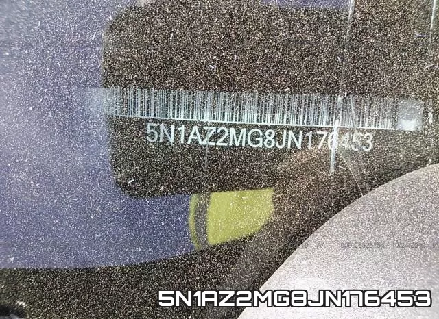 5N1AZ2MG8JN176453 фото 9