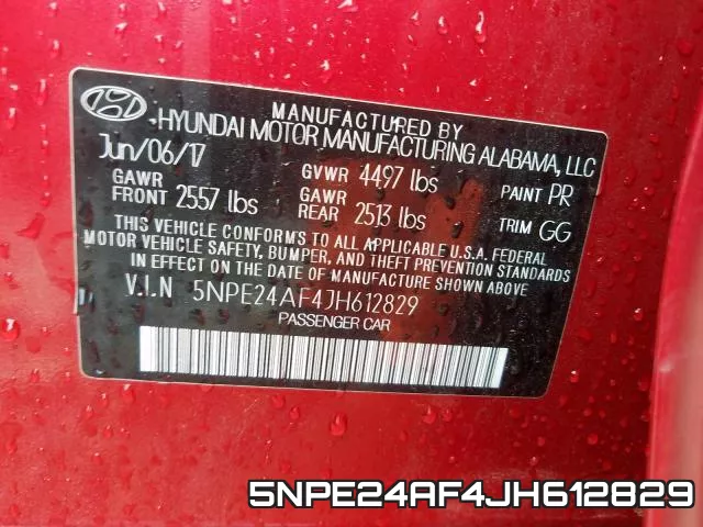 5NPE24AF4JH612829 фото 2