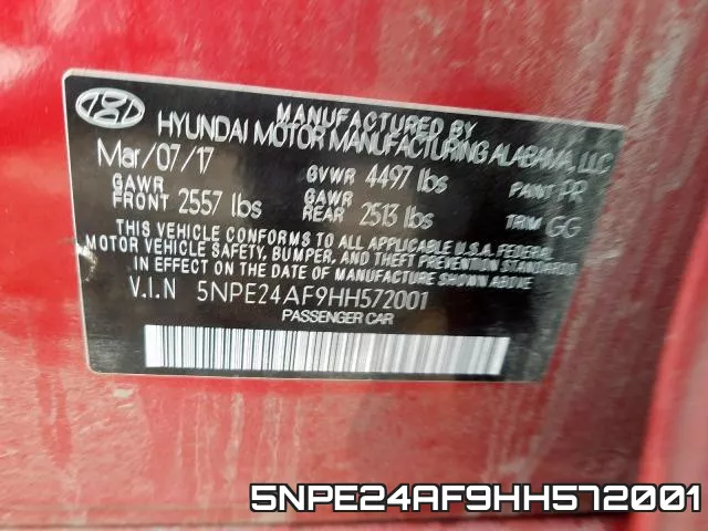 5NPE24AF9HH572001 фото 2