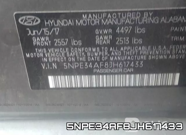 5NPE34AF8JH617433 фото 6