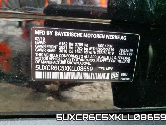 5UXCR6C5XKLL08659 фото 2