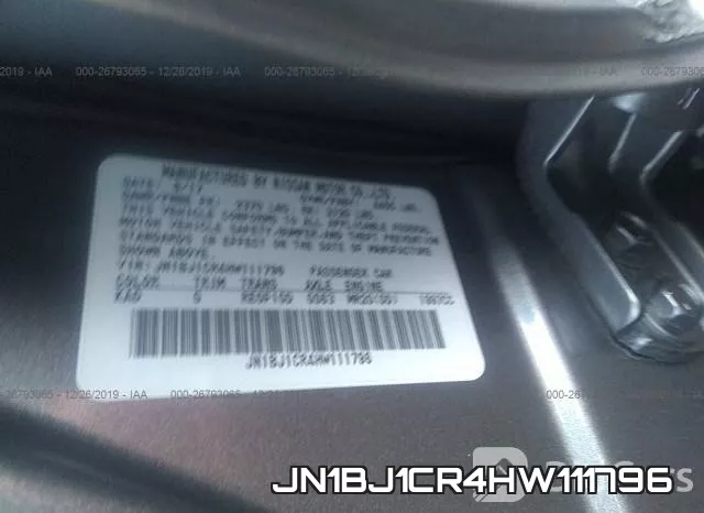 JN1BJ1CR4HW111796 фото 9