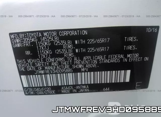 JTMWFREV3HD095885 фото 10